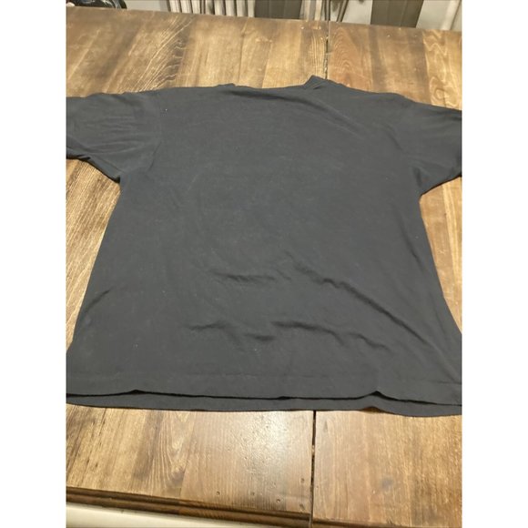 80s Vtg Black POW MIA t-Shirt Large Eagle Flag Marine Soft  Single Stitch Rare - Picture 4 of 4